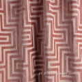 Poliéster 100% Shining ou Jacquard Velvet Fabric